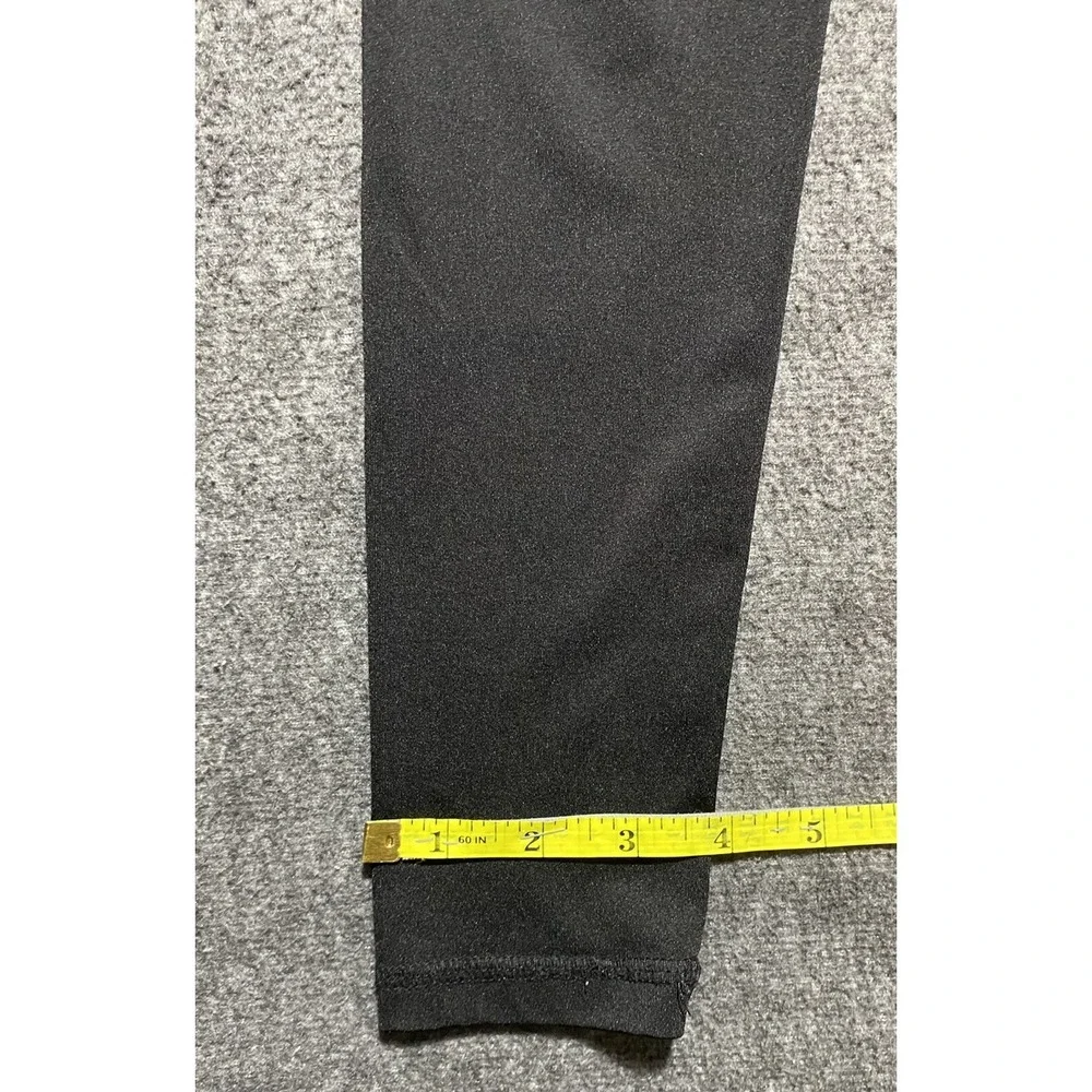 Girl's Size 10  JUSTICE Black Rainbow Glitter Logo Leggings